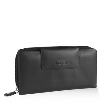 Bugatti portofel damă elegant din piele - negru