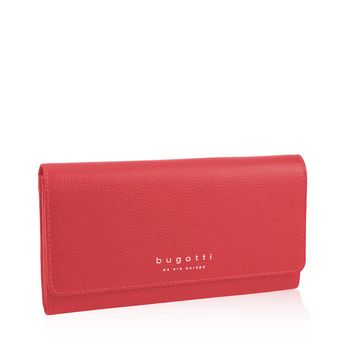 Bugatti portofel damă practic din piele - rosu