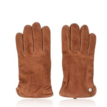 Mănuși de piele pentru bărbați Bugatti - maro