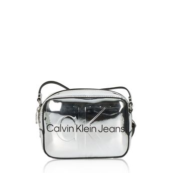 Calvin Klein damă cu design stilat geantă - argintiu