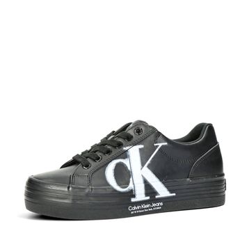 Calvin Klein damă pantofi sport din piele - negru