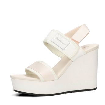 Calvin Klein damă sandale la modă - alb