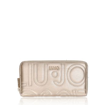 Liu Jo damă cu design stilat portofel cu fermoar - auriu