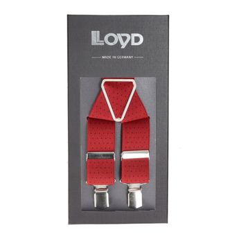 Lloyd bretele elegante pentru bărbați - rosu