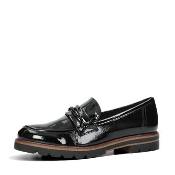 Marco Tozzi damă pantofi cu aspect lucios - negru