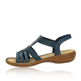 Rieker sandale damă stilate - albastru închis
