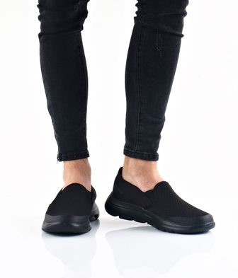 Skechers sneakers bărbați slip-on confortabili - negru