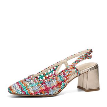 Tamaris damă cu design stilat  pantofi cu toc slingback - multicolor