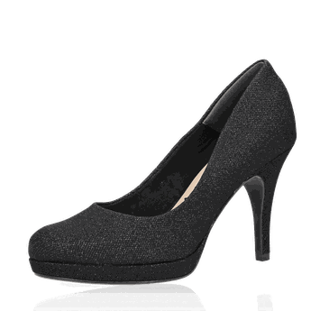 Tamaris pantofi damă cu toc eleganti - negru