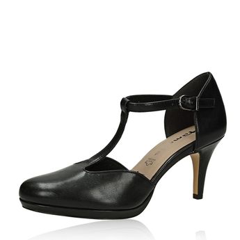 Tamaris pantofi damă cu toc eleganti - negru